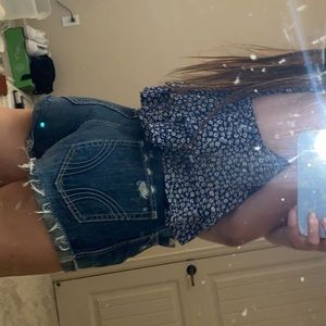 Hollister jean shorts
